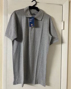 New Light Gray  Dikies Size S Adult Size (Polo Shirt )