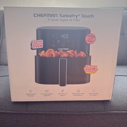 Chefman TurboFry Touch, 6-Quart Digital Air Fryer, Black