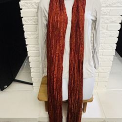 traditional wedding dupatta for groom Maroon And Rust 108"x28" New With Fridges Item specifics Additional specifies are required: