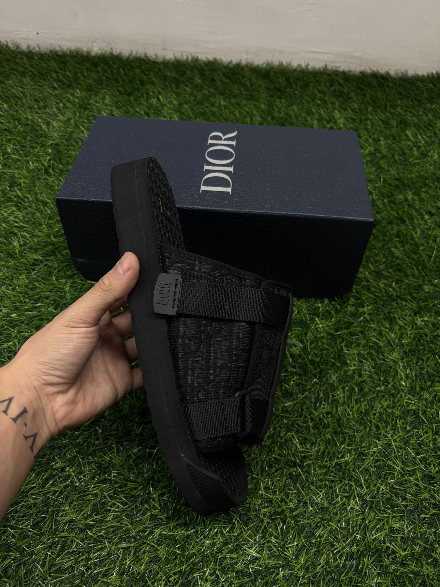 Dior Alpha Black Sandals