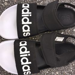 Adidas  Strap  Sandals  Size 9 clean XLNT