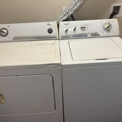 Electric Whirlpool Washer And Dryer