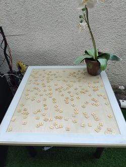 Ikea Coffee Table Scrabbles DIY