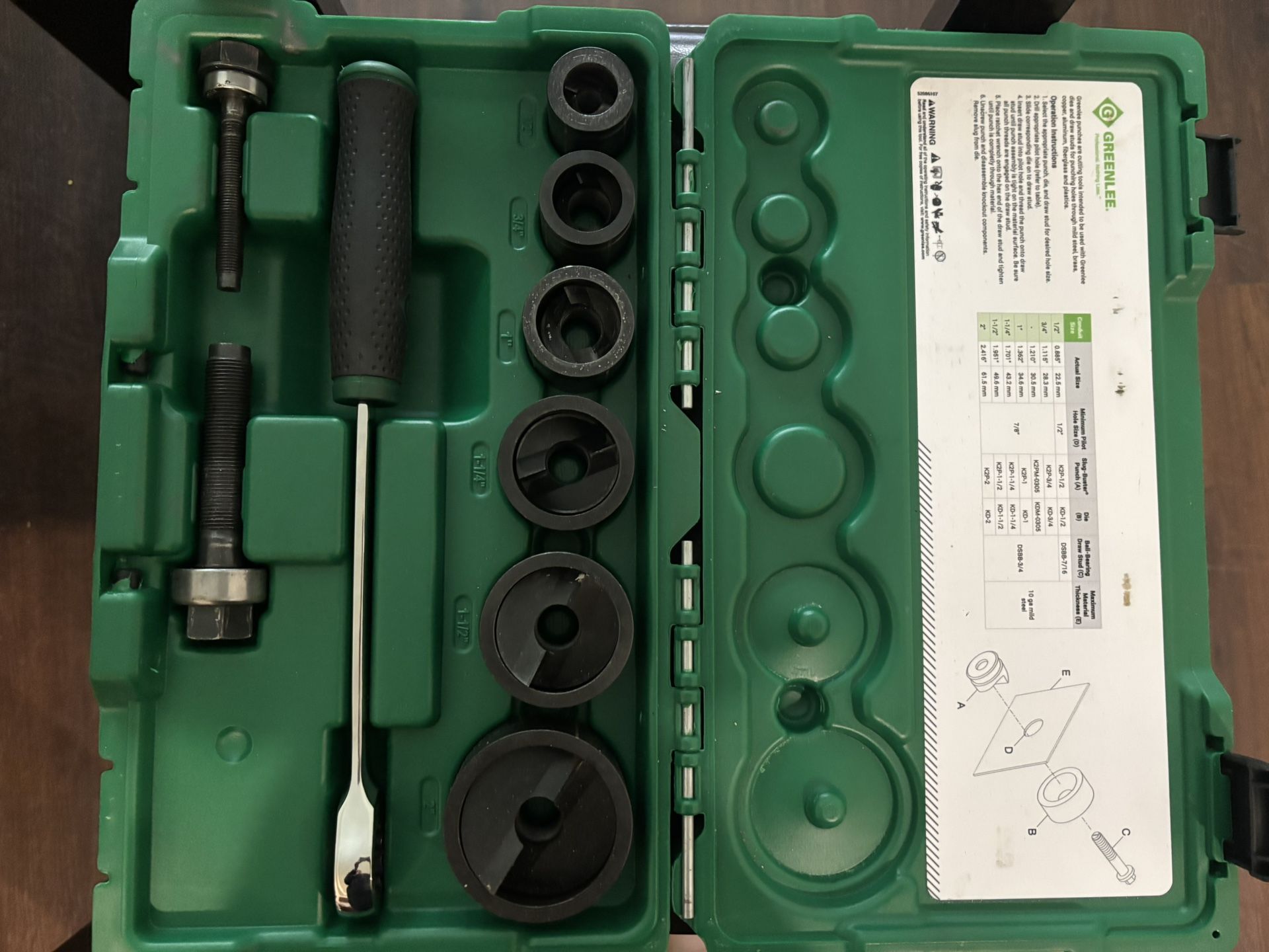 Green Lee Knockout Set