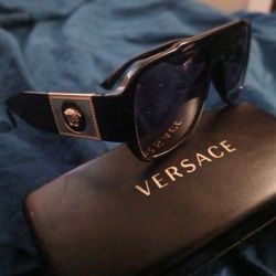 Versace Men's Black Sunglasses Luxury