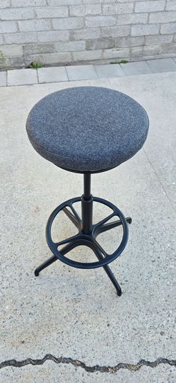 IKEA LIDKULLEN active sit/stand support Adjustable Bar Stool with Fabric Seat