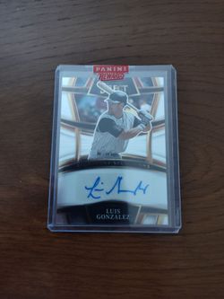 Luis Gonzalez autographed card