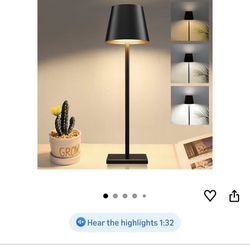 Cordless tablelamp