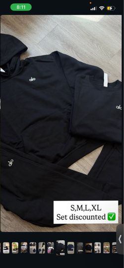 black alo hoodie $60 size small
