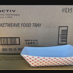 5lb food Tray And 16oz Container W/lid CHEAP! 