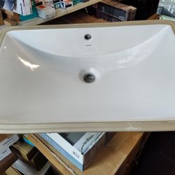 Moen 23.65 X 14.75 X 7" Vitreous China Undermount Bathroom Vanity Sink 