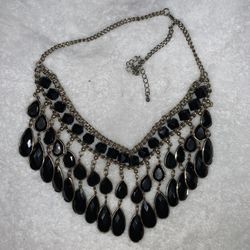 Statement Black Necklace