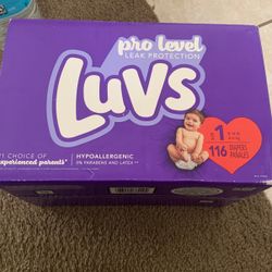 Luvs Diapers Size 1