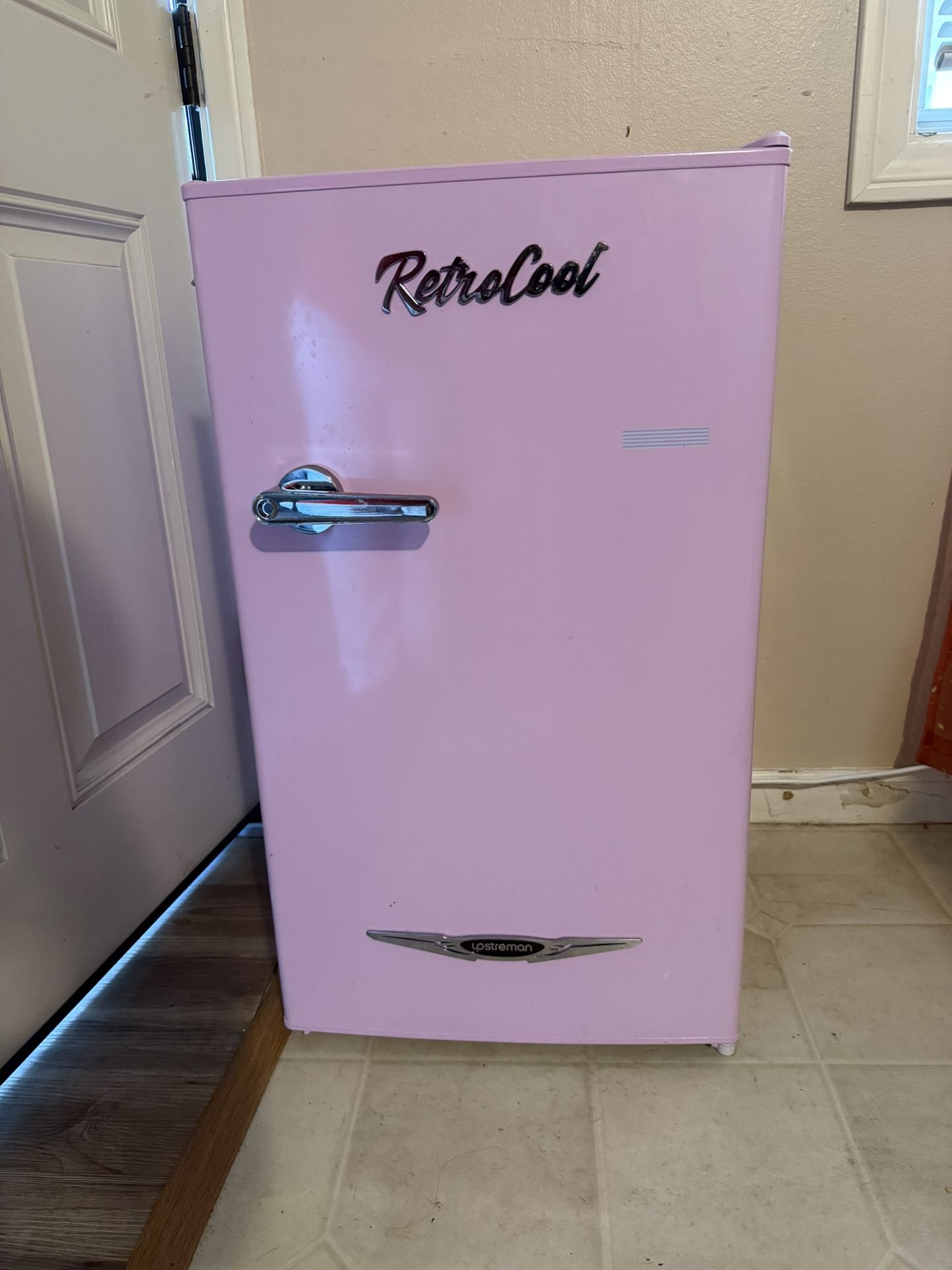 Pink Mini Fridge With Bottle Opener