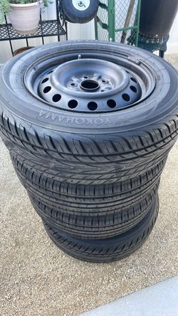 Steelies wheels and new tires 15 inch