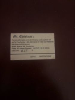 Mr. Christmas Musical Bell Symphonium