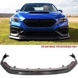 22-26 Subaru WRX Front Bumper Lip Real Carbon Fiber