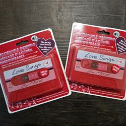 Valentines Recordable Greeting Cassette Tape 