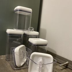 Clear Sealable Kitchen Containers/Organizers