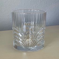 4 Studio crystal double old fashioned whiskey glasses