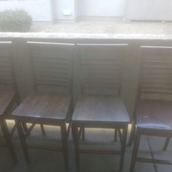 8 high Dinning Chairs 