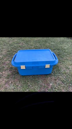 1 - Sterilite 36 GALLON Tote Locker Storage Bin 37” x 22 1/2” x 14 1/2”H w/ Handles 🔻See Below🔻
