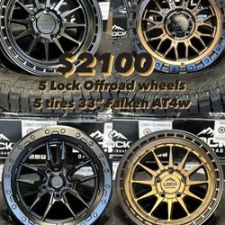 Jeep Wheel And Tire Packages 5x127 New 33" Nitto All Terrains 
