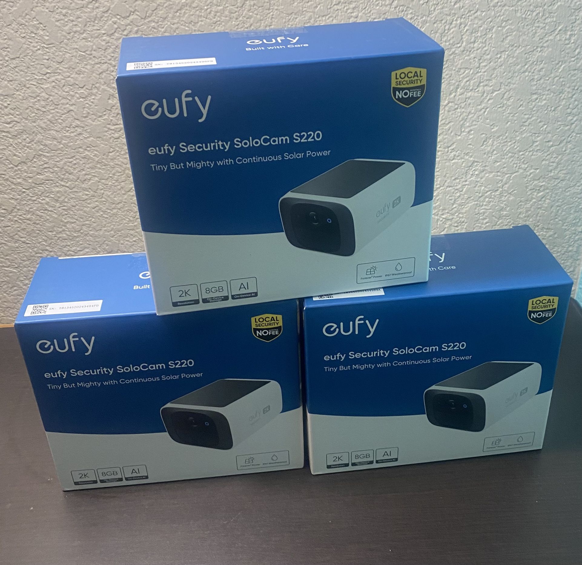 3 eufy solar security cameras s220 New