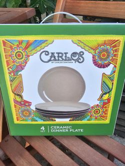 Carlos Santana Ceramic Plates