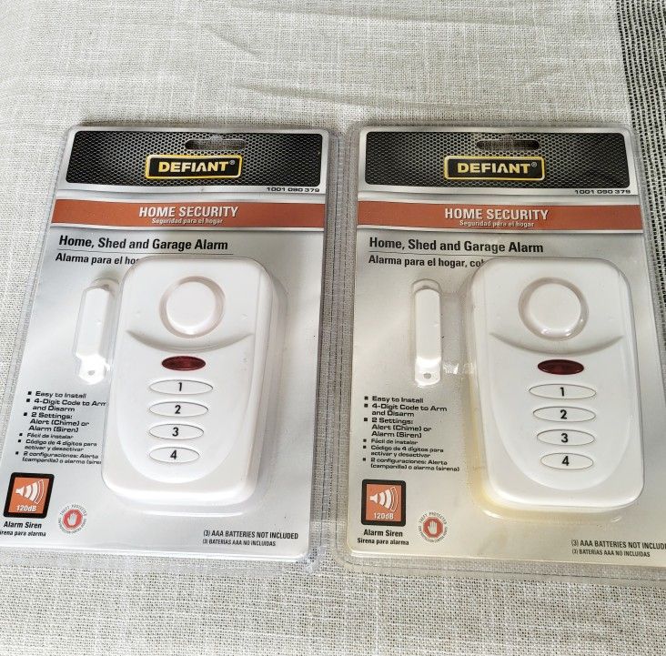 Battery Operated Home/shed/garage Alarms