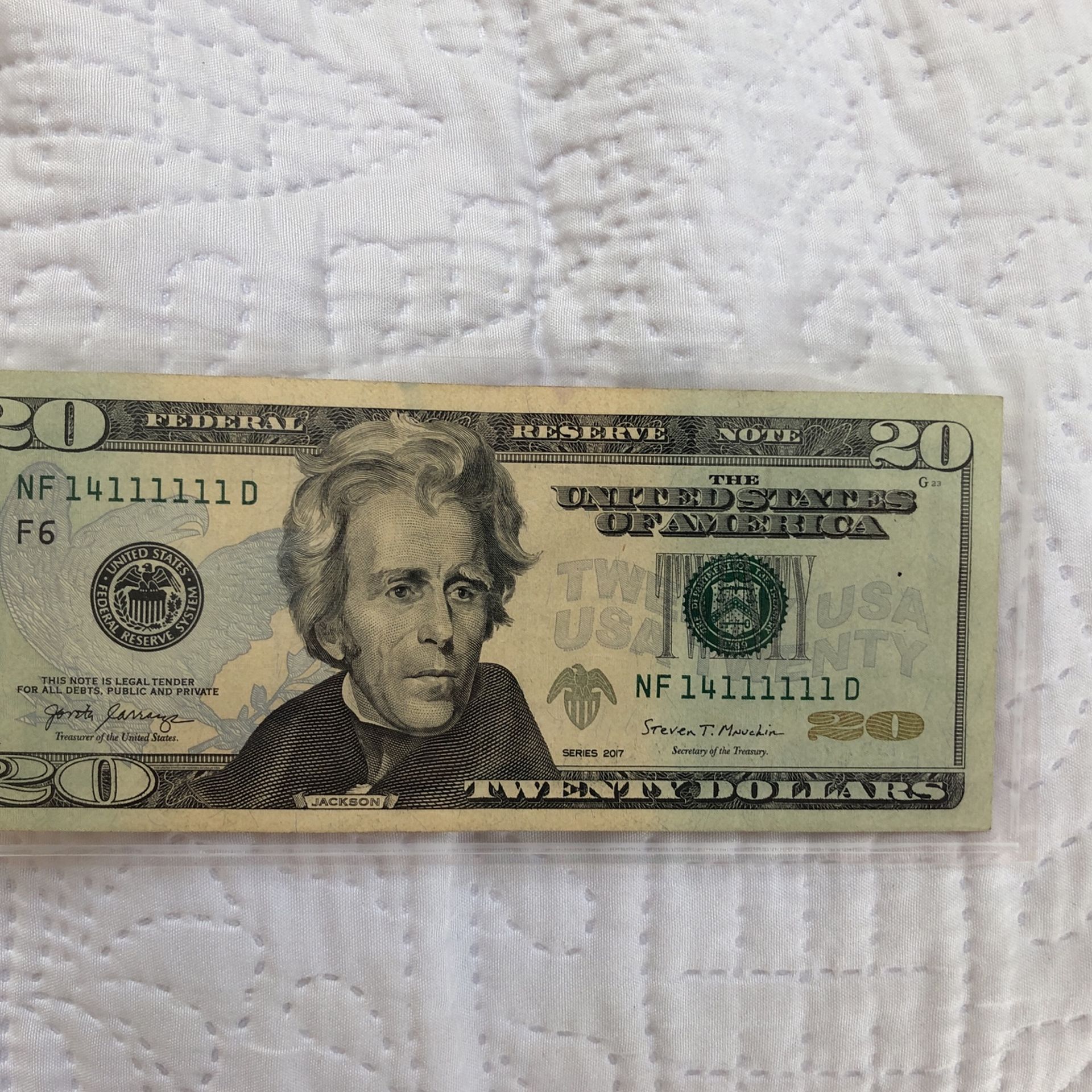 Rare $20 Bill