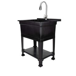 Utility Sink  Laundry Tub And Faucet Kit 