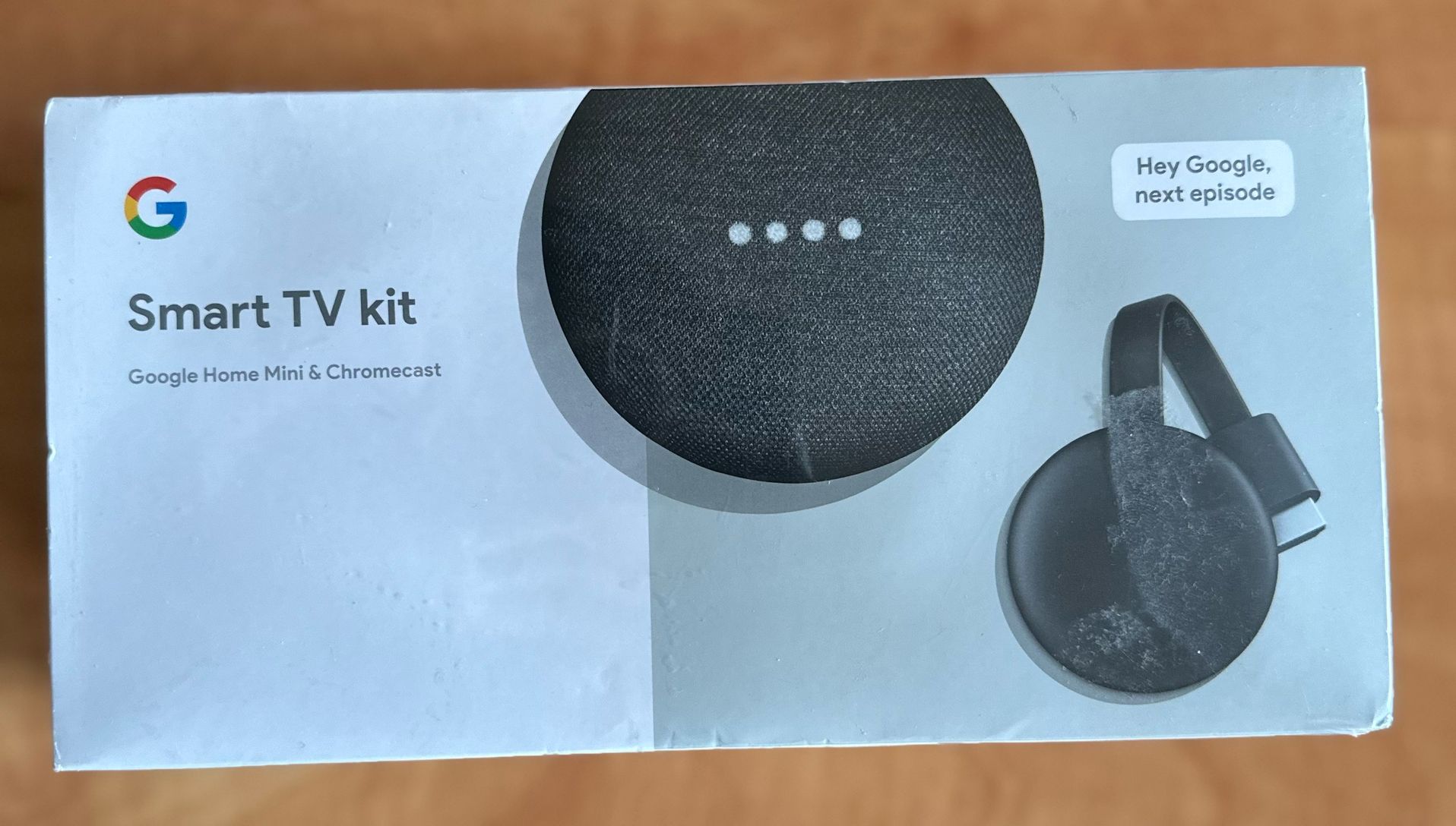 Google Smart TV Kit: Google Home Mini and Chromecast Bundle