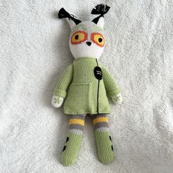 Cuddoll Ola the Owl Stay Wild Baby Toys Kids Toys Little 13'' Knit Organic
