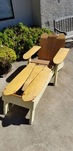 Custom made Skateboard Deck chair...Adirondack style Lounger