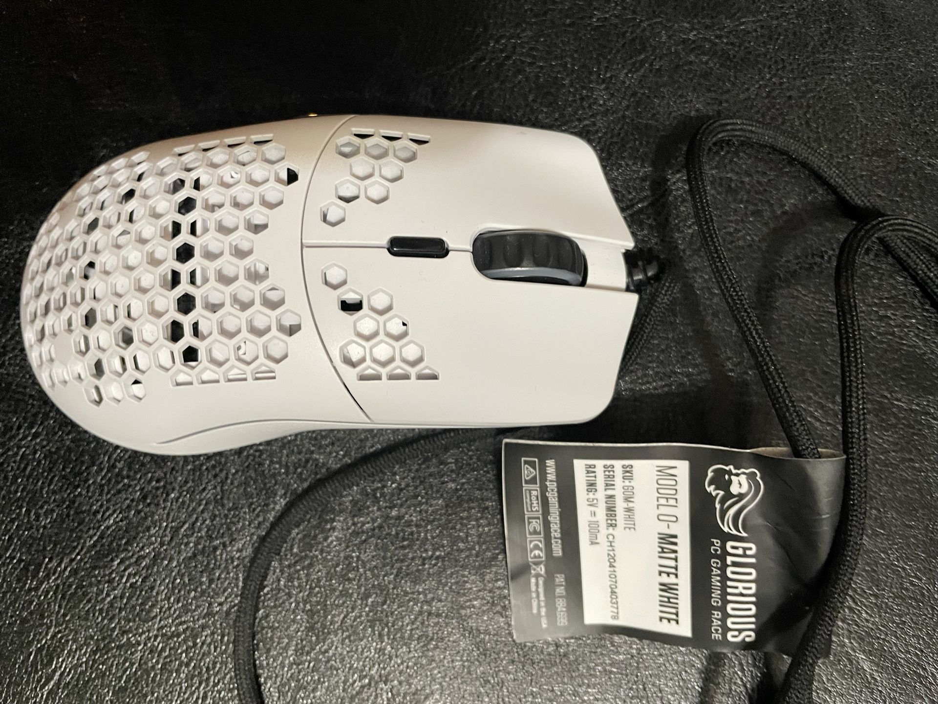 Glorious Model O Wireless Gaming mouse - Matte White *NO DONGLE*
