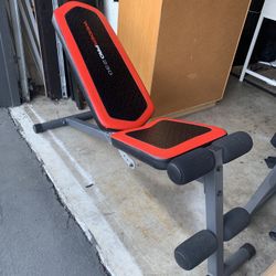 Weider Pro 230 Weight Bench $50