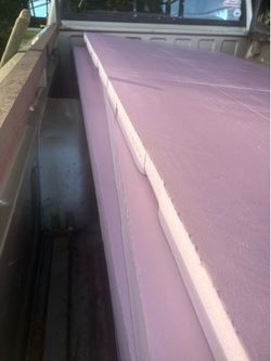 Pink Ridgid insulation board
