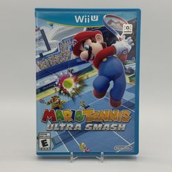 Mario Tennis Ultra Smash Wii U 2015 Game Tested & Working Complete