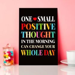 Inspirational Multicolor Desk Art