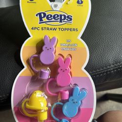 Peeps Straw Toppers