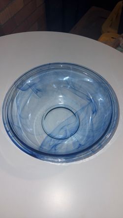 Pyrex Watercolor Blue Lagoon Swirl 2.5 Qt Mixing or Serving BowlPyrex