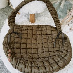 Quilted Tote Bag 