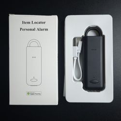 Personal Alarm, 130dB Safety Keychain Alarm Compatible with Apple Find My App

