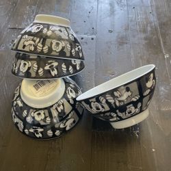 Disney Collector Ceramic Bowls Mickey