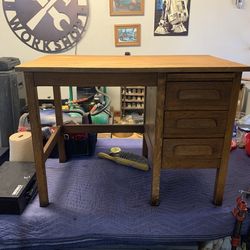 Antique oak desk