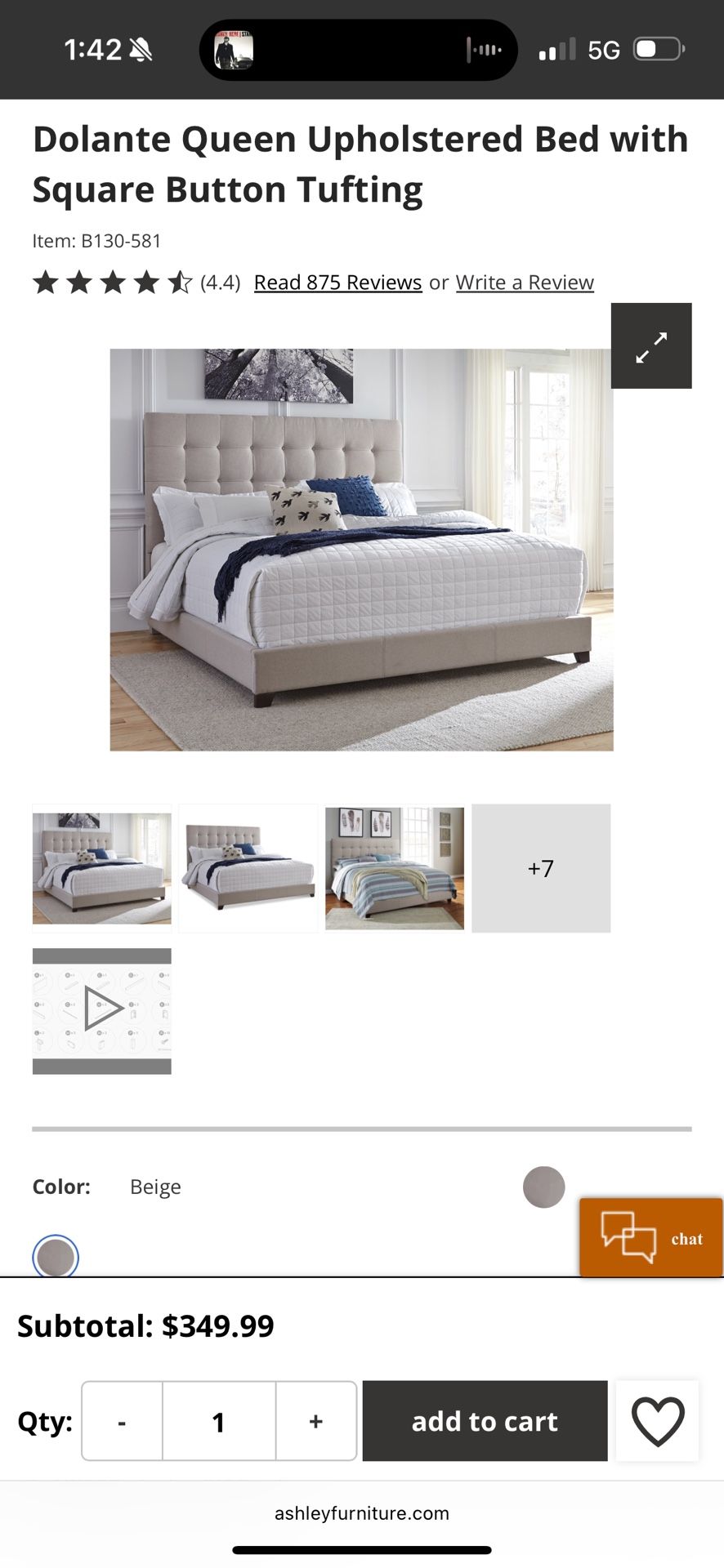 Queen Bed Frame 