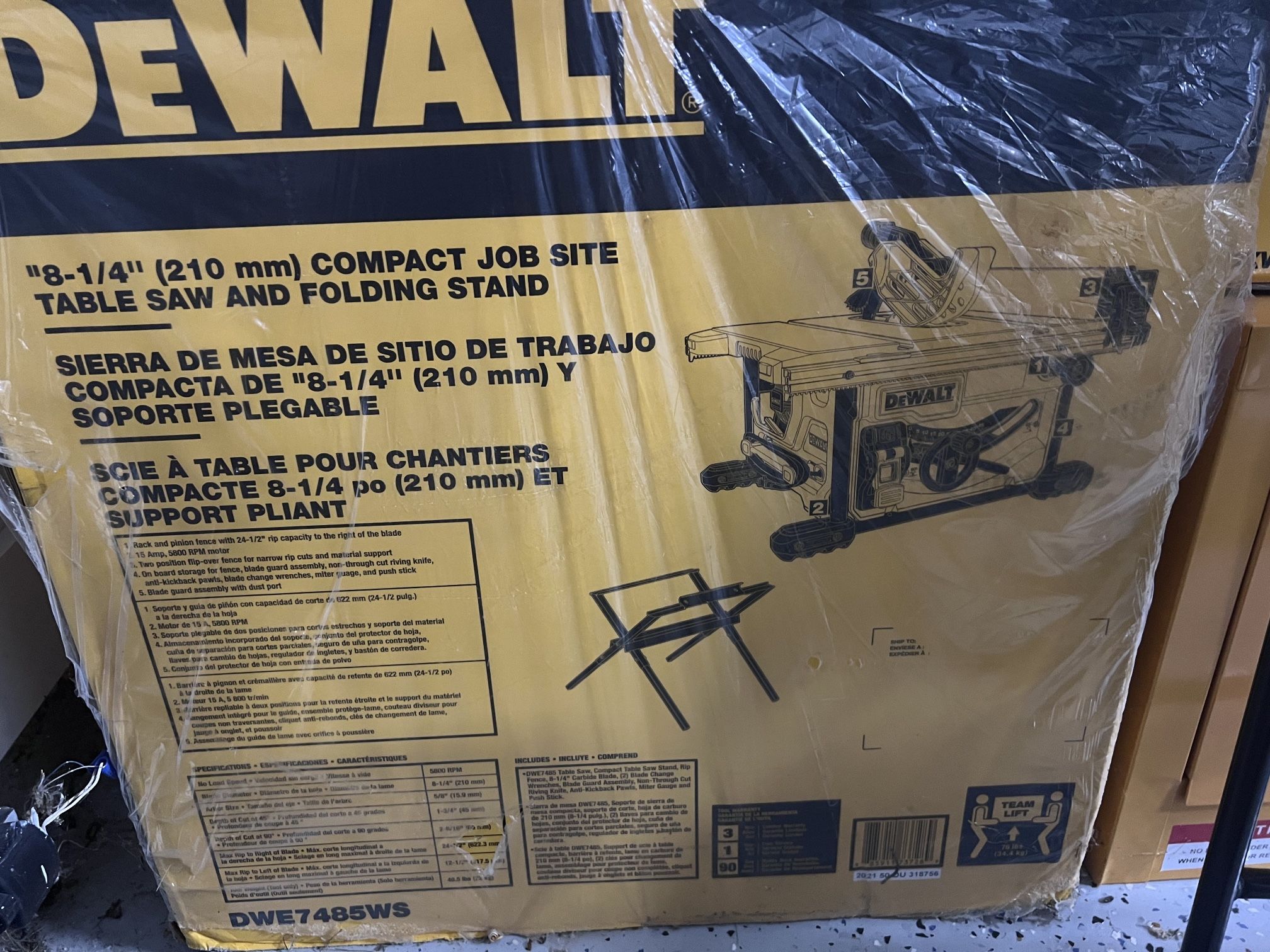 Dewalt Portable Planer And Table Saw With Stand