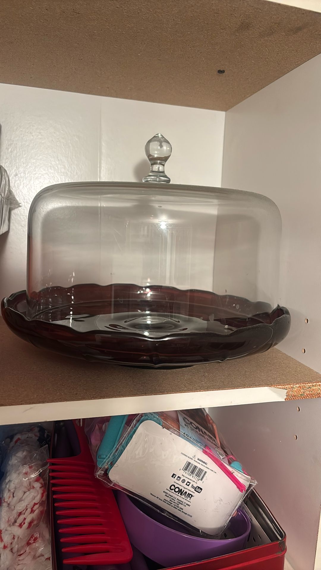 Glass Cake Dish 