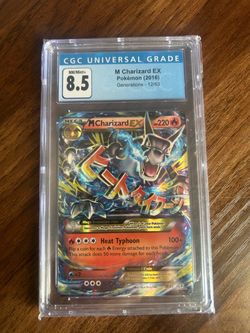 M Charizard EX 12/83 Generations CGC 8.5 Graded Holo 2016 Pokémon TCG 6+